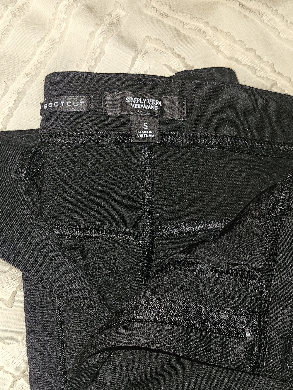 Simply Vera Vera Wang Black Bootcut Pants - Women's